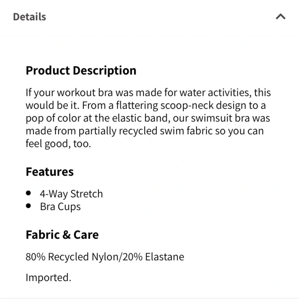 Fabletics Swim Bra - Picture 9 of 10